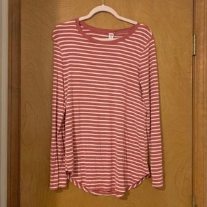 Long sleeve striped shirt